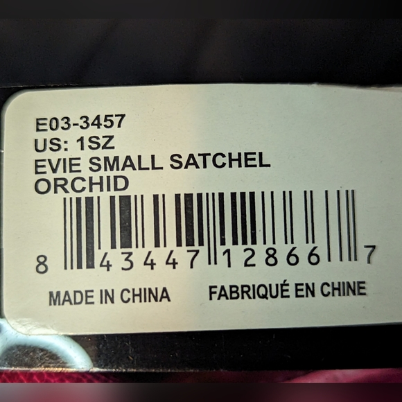 NWT BEBE EVIE SMALL SATCHEL ORCHID PINK - Picture 2 of 5